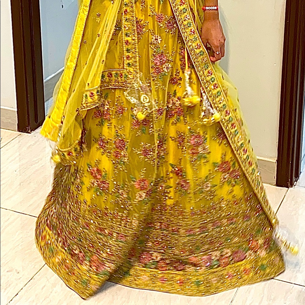 Festive young adult Indian lehenga